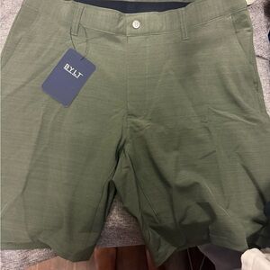 BYLT Basics Green Flat Front Shorts (never worn)